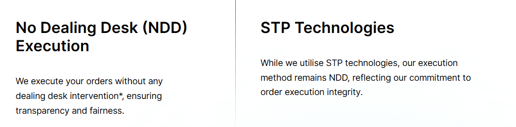 ZAR Account ECN Brokers execution model example